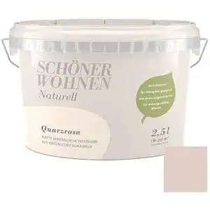 Schöner Wohnen Mineral-Wandfarbe in Quarzrosa 2,5 l