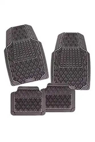 Auto-Fußmatten CarFashion Tamburello, robustes 4-teiliges Set