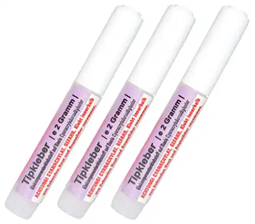 Nagelkleber Nailfun 3 Stück Tipkleber 2g für professionelle Anwendungen
