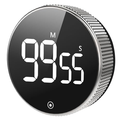 Digitaler Kurzzeitwecker Vabaso mit Magnet und LED-Display