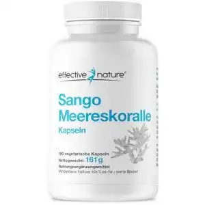 Sango Meereskoralle Kapseln von Effective Nature – 180 Stück