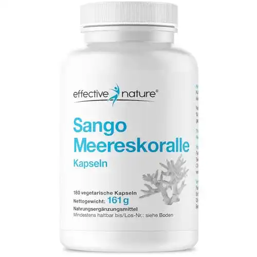 Sango Meereskoralle Kapseln von Effective Nature – 180 Stück