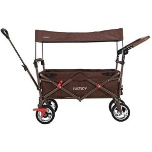 Faltbarer Bollerwagen Fuxtec FX-CT700 in Braun