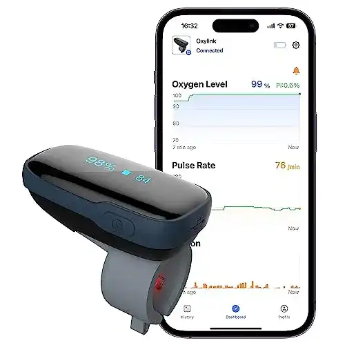 Pulsoximeter mit Bluetooth für tragbare Schlafüberwachung