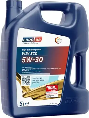 Motoröl 5W30 Eurolub WIV ECO SAE 5W-30, 5 Liter für Autos