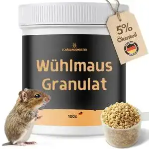 Wühlmausköder Panteer Granulat 300g für Garten und Wege