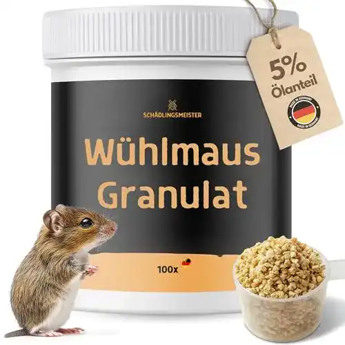 Wühlmausköder Panteer Granulat 300g für Garten und Wege