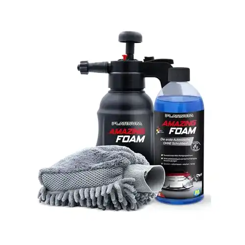 Schaumsprüher Mediashop Platinum Amazing Foam für die Autoreinigung