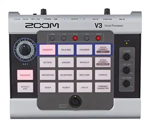 Effektgerät Gesang Zoom V3 Vocal Processor zur Klangverbesserung