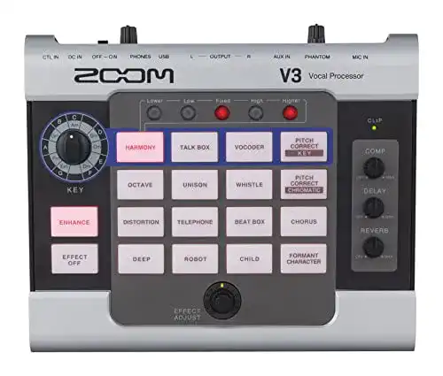 Effektgerät Gesang Zoom V3 Vocal Processor zur Klangverbesserung