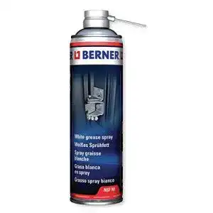 Weißes Sprühfett Berner 500 ml für Schmieranwendungen