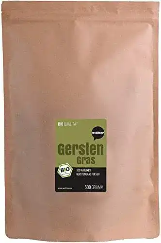 Gerstengraspulver Bio in Rohkostqualität von Wohltuer