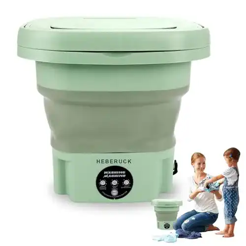 Mini-Waschmaschine Heberuck 8L 10W für Zuhause und Reisen