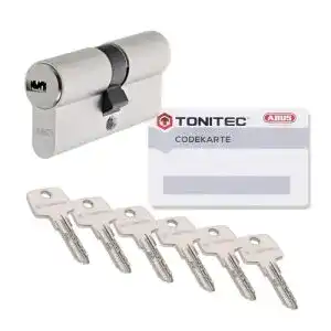 ABUS Türzylinder EC550 mit 5 Originalschlüsseln