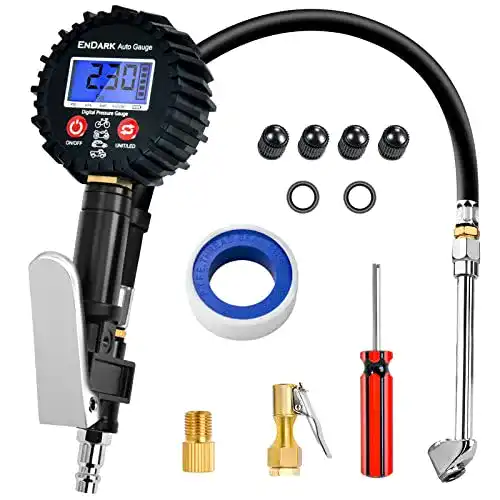 Digitaler Reifenfüller Manometer von ENDARK für präzise Messungen