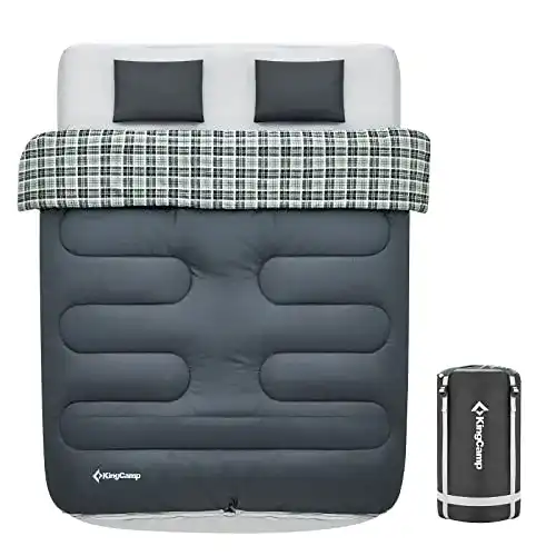 KingCamp Doppelschlafsack 3-in-1 für zwei Personen im Winter