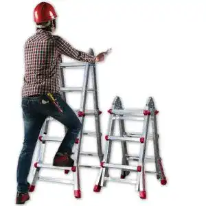 Treppenleiter NAWA Home & Work BTF Aluminium Multifunktionale Teleskopleiter
