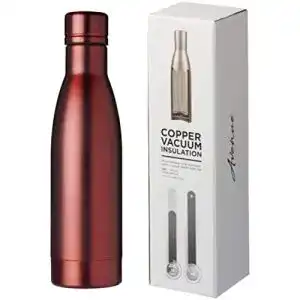 Kupfer Trinkflasche VASA 500 ml Isolierflasche aus Edelstahl