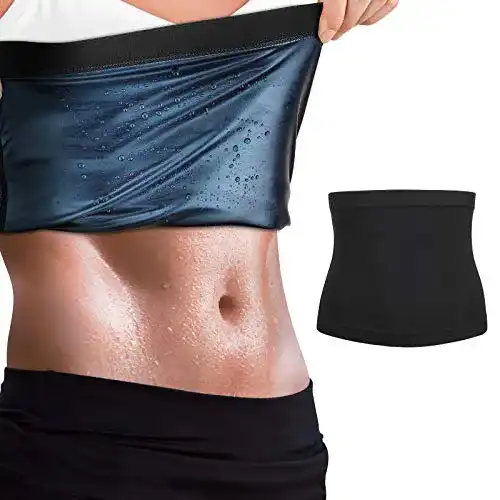 Bauchweggürtel für Damen von MoKo Fitness Gürtel zum Schwitzen