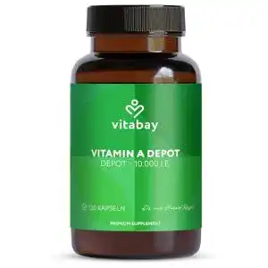 Vitamin A Vitabay Hochdosiert Vegan 120 Retinol Kapseln