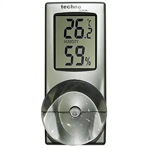 Fensterthermometer Technoline WS 7025 mit Temperatur- und Luftfeuchteanzeige