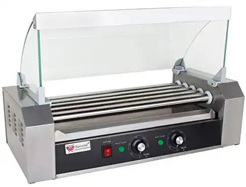 Hot Dog Maker Beeketal ‚BH5WG‘ Profi Hot Dog Grill