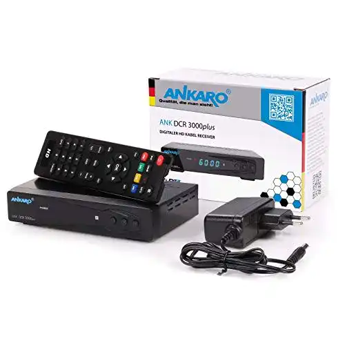 Kabel-Receiver Ankaro DCR 3000 Plus mit Festplatte und 1080p