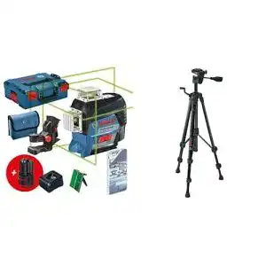 Bosch Kreuzlinienlaser Professional 12V System GLL 3-80 CG mit Akku und Stativ
