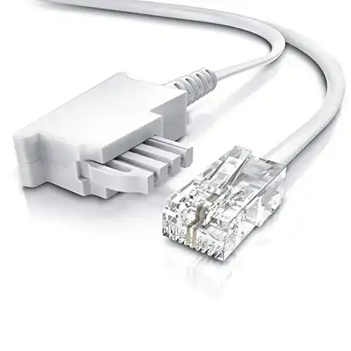 Telefonkabel Csl-Computer – Internetkabel TAE-F auf RJ45 – 6m