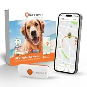 GPS-Tracker für Hunde Weenect XS mit Echtzeitortung und SIM-Karte