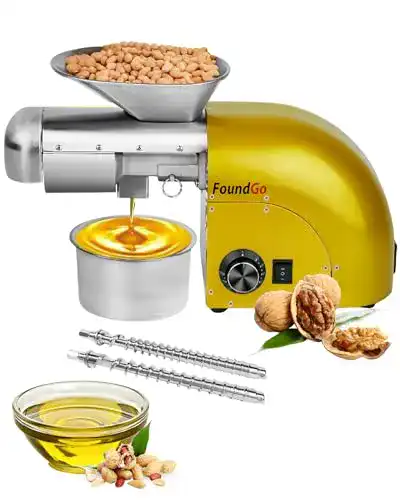 Ölpresse FoundGo 1800W mit Temperaturregelung 0-300℃ für Ölpressung