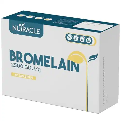 Bromelain Nutracle Ananas 2400 GDU/g 45 Tabletten 750mg