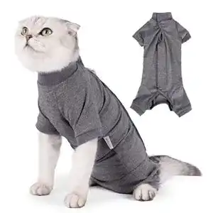 Katzenbody Lianzimau Nach Operation – Langärmliger Einteiler für Katzen