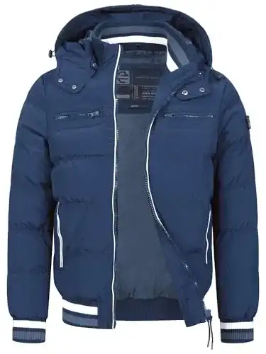 Daunenjacke für Herren von Indicode Marlon in Blau