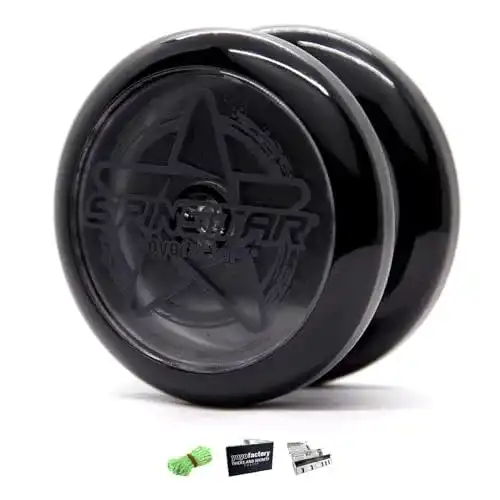 YoyoFactory Spinstar Yo-Yo Schwarz für Einsteiger