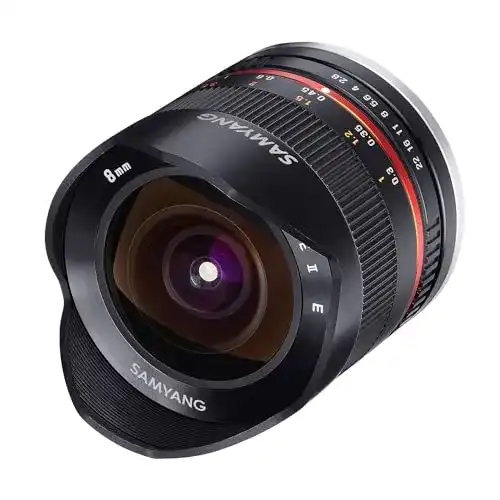 Fisheye-Objektiv Samyang 8/2,8 II für Sony E APS-C Kameras