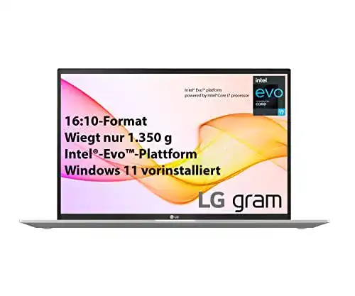 LG Gram 17 Zoll Ultrabook mit Windows 11 und Intel Core i7