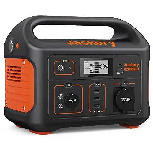 Jackery Explorer 500 Powerstation mit 518Wh Kapazität