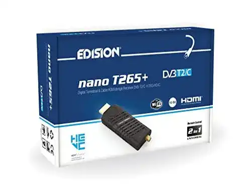DVB-T-Stick Edision Nano T265+ für DVB-T2 und DVB-C Empfang