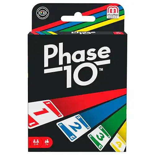 Spielkarten Mattel Games FFY05 Phase 10 Kartenspiel ab 7 Jahren