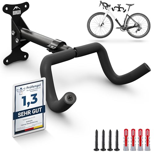Fahrrad Wandhalterung von Borgen – Verstellbare Halterung für alle Fahrradtypen