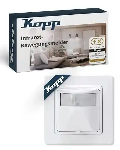 Bewegungsmelder Unterputz Kopp 808102014 INFRAcontrol mit 180 Grad Erkennung