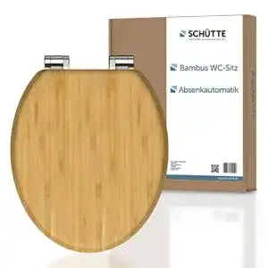 WC-Sitz aus Holz mit Absenkautomatik von Schütte