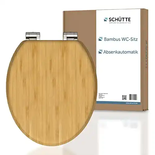 WC-Sitz aus Holz mit Absenkautomatik von Schütte