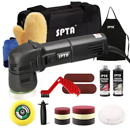 Poliermaschine SPTA 9mm 750W Exzenter Polierer im Vergleich