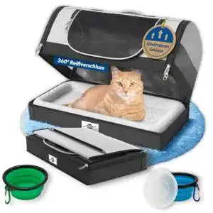 Transporttasche für Katzen und Hunde mit abnehmbarem Boden