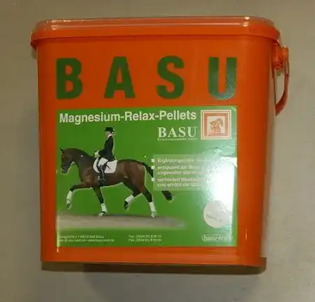 BASU Magnesium Relax Pellets für Pferde 8 kg – Magnesium Supplement