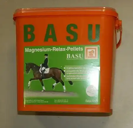 BASU Magnesium Relax Pellets für Pferde 8 kg – Magnesium Supplement