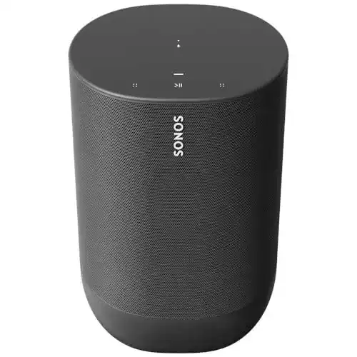 Sonos Lautsprecher Move Schwarz Tragbarer Smart Speaker