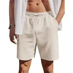 Kurze Baumwollhose für Herren von COOFANDY Freizeit-Shorts für Sommer